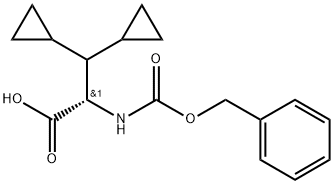 Kwas (S)-2-(((Benzyloksy)karbonylo)amino)-3,3-dicyklopropylopropanowy