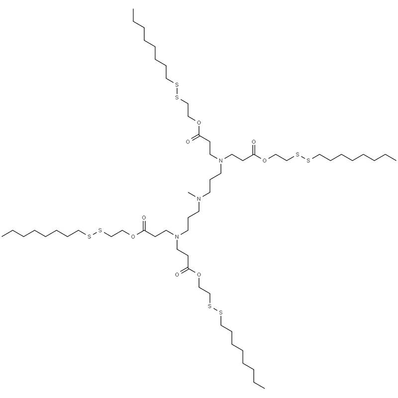 Kwas 16-oksa-19,20-ditia-4,8,12-triazaoktakozanowy, ester 8-metylo-4,12-bis[3-[2-(oktyloditio)etoksy]-3-oksopropylo]-15-okso-, 2-(oktyloditio)etylowy