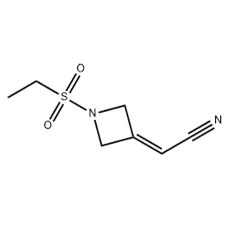 2-(1-(etylosulfonylo)azetydyn-3-ylideno)acetonitryl