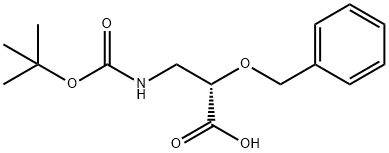 Kwas 2-benzyloksy-3-tert-butoksykarbonyloaminopropionowy