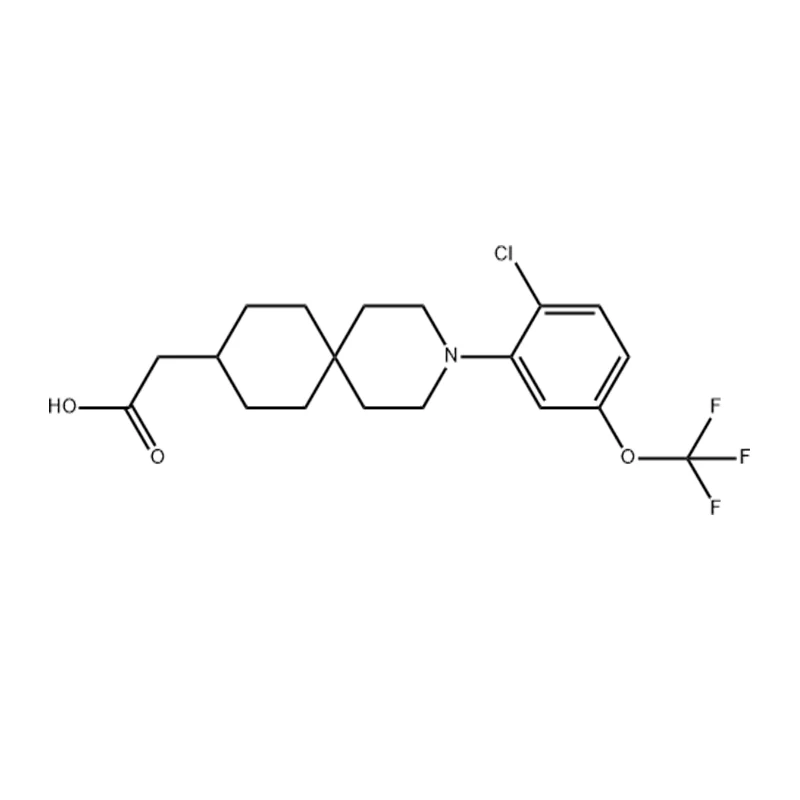 Kwas 3-[2-Chloro-5-(trifluorometoksy)fenylo]-3-azaspiro[5.5]undekano-9-octowy