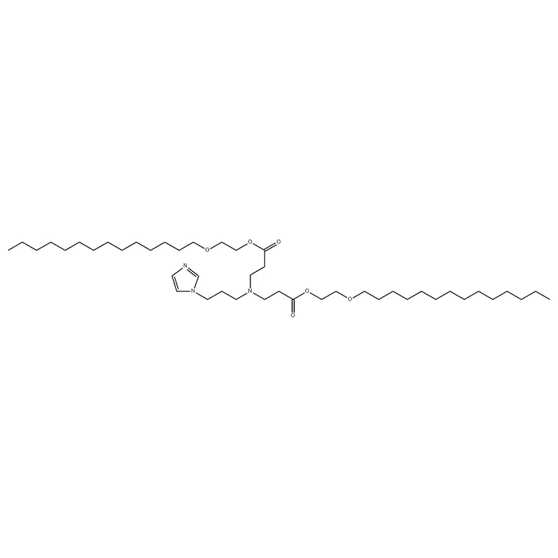 Ester 2-tetradekanoksyetylowy kwasu 3-[3-imidazol-1-ilopropylo-[3-okso-3-(2-tetradekanoksyetoksy)propylo]amino]propanowego