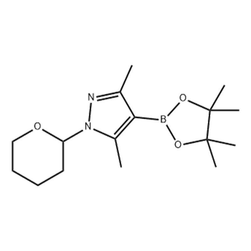 3,5-dimetylo-1-(tetrahydro-2H-piran-2-ylo)-4-(4,4,5,5-tetrametylo-1,3,2-dioksaborolan-2-ylo)-1H-pirazol