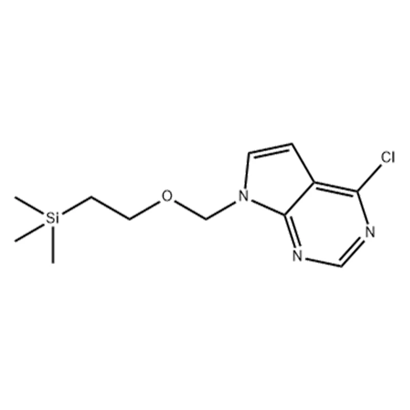 4-CHLORO-7-((2-(TRIMETYLOSILILO)ETOKSY)METYL)-7H-PIROLO[2,3-D]PIRYMIDYNA