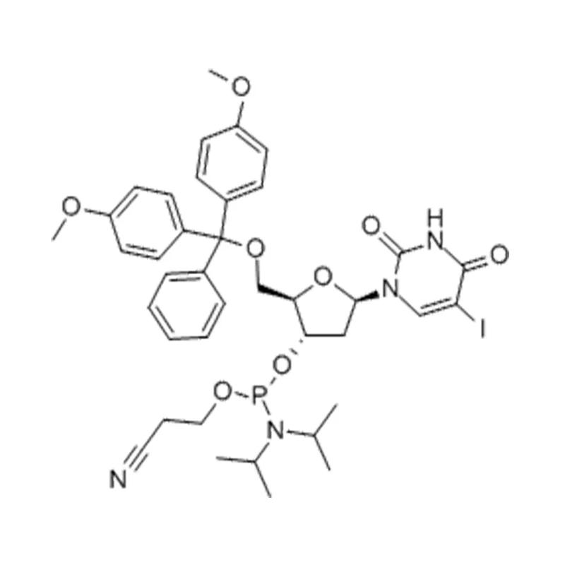 5’-O-DMTr-5-jodo-2’-dU-3’-CED fosforamidyt