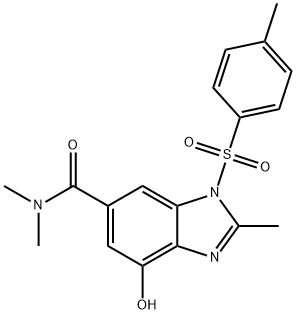 7-hydroksy-N,N,2-trimetylo-3-tosylo-3H-benzo[d]imidazolo-5-karboksyamid