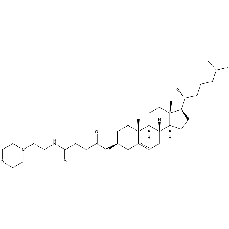 (3β)-, 3-[4-[[2-(4-morfolinylo)etylo]amino]-4-oksobutanian] cholest-5-en-3-olu