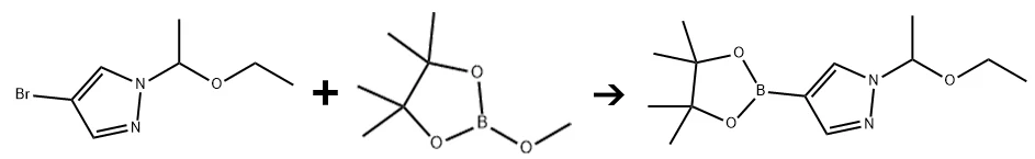 1-(1-ethoxyethyl)-4-(4,4,5,5-tetramethyl-1,3,2-dioxaborolan-2-yl)-1H-pyrazole